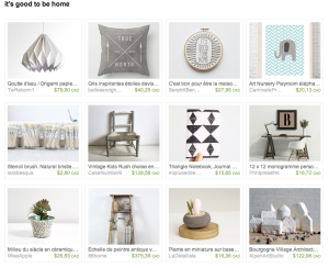 It's good to be home - Etsy treasury by etvoilaatelier